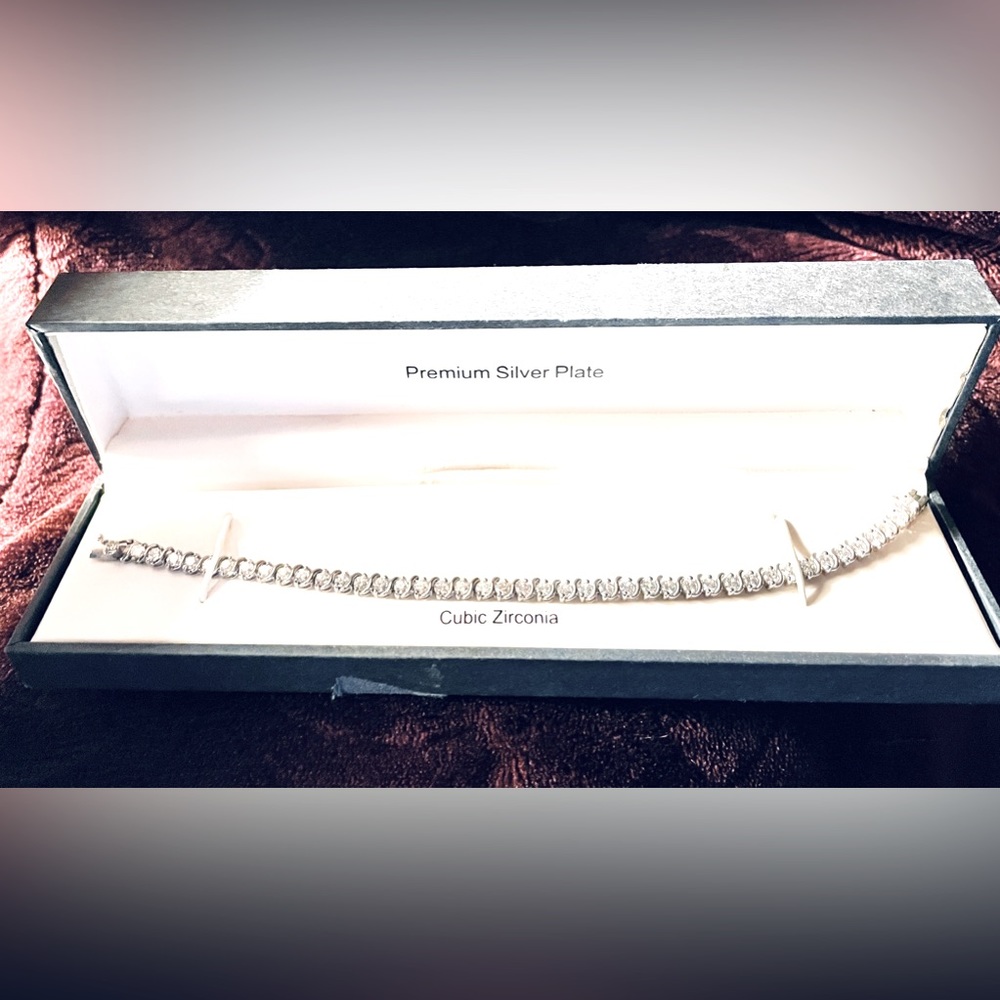 Cubic Zirconia Tennis Bracelet